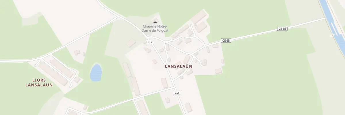 Plan du 5 Liors Lansalaun à Paule