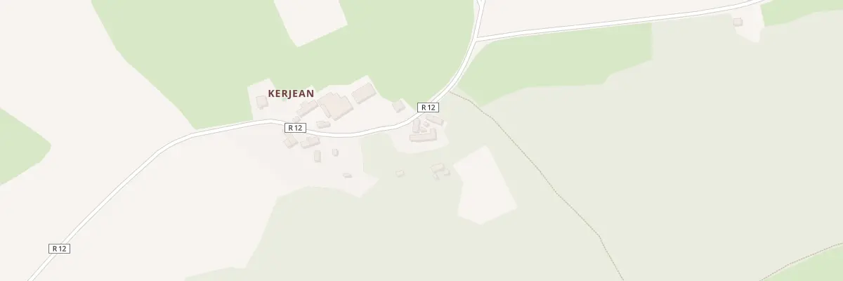 Plan du 3 Kerjean à Paule