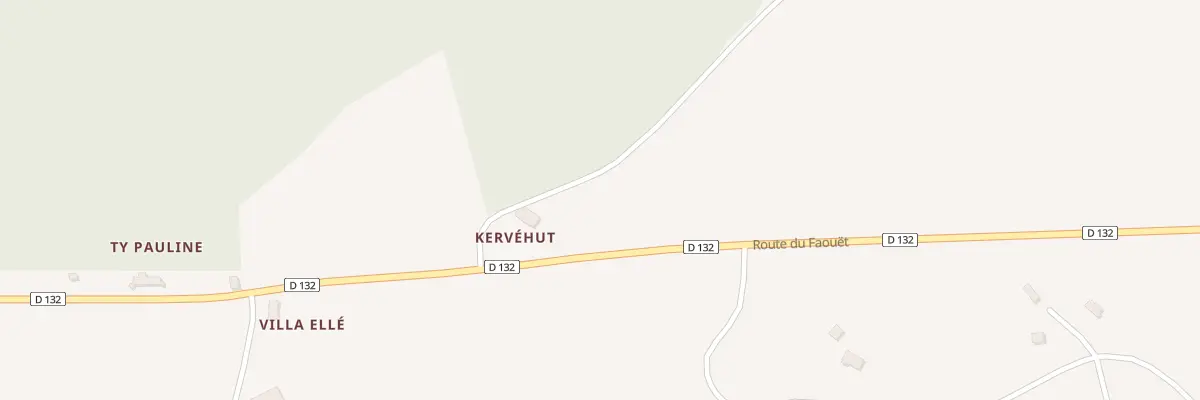 Plan du 5409 Kervéhut à Priziac