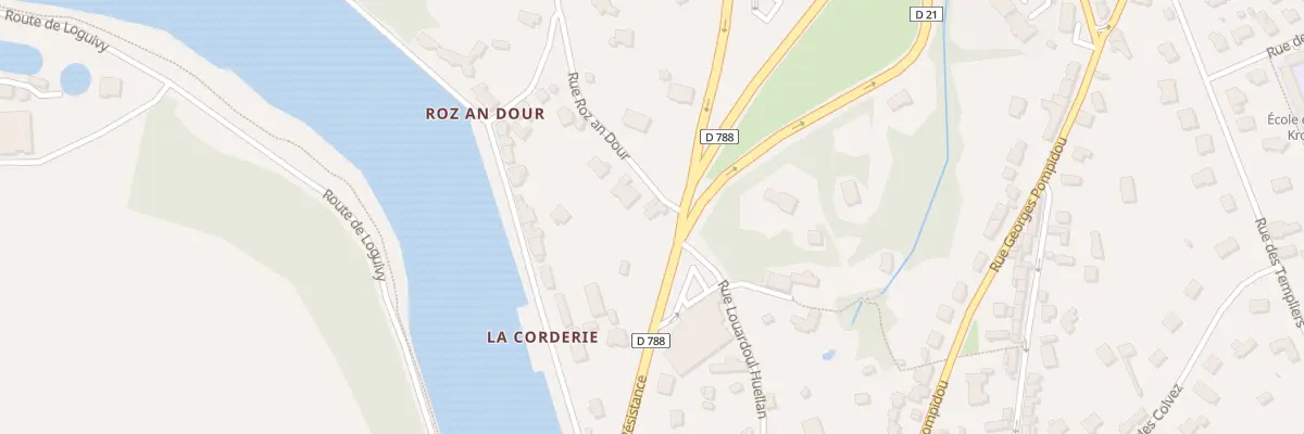 Plan du 5 Av de la Résistance à Lannion