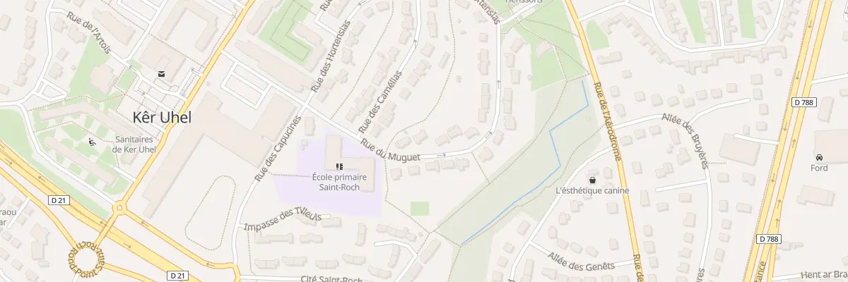 Plan du 27 Rue du Muguet à Lannion