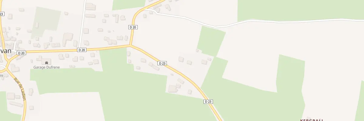 Plan du 6 Rue de Maël-Carhaix à Trébrivan
