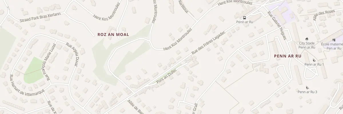 Plan du 26 Rue des Frères Lagadec à Lannion