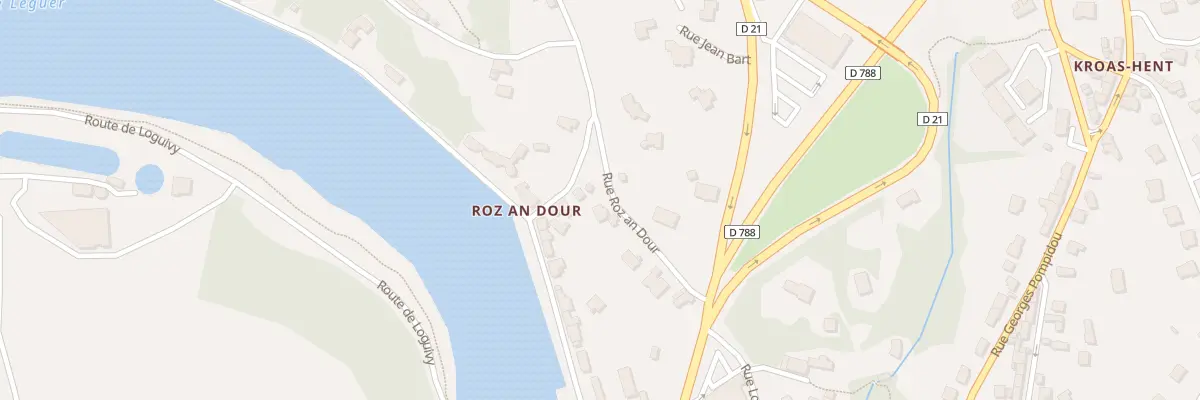 Plan du 7 Rue de Ros An Dour à Lannion