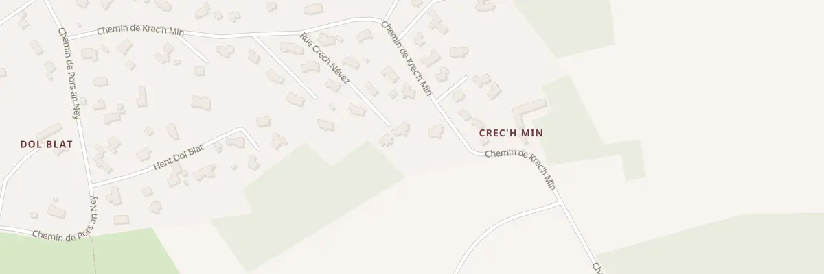 Plan du 7 Hent Krech Nevez Servel à Lannion