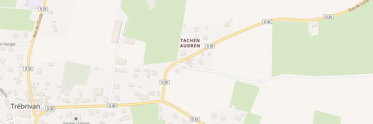 Plan du 5 Rue de Locarn à Trébrivan