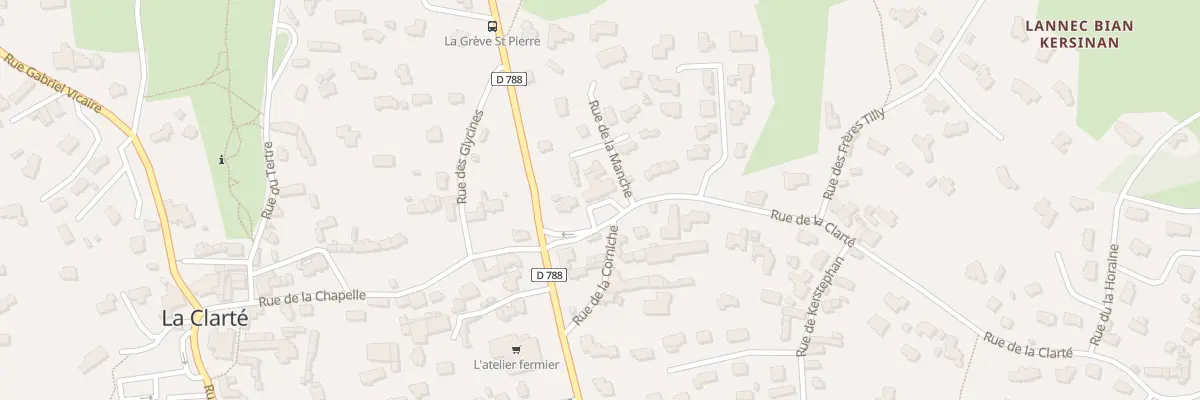 Plan du 118 Rue de la Clarté à Perros-Guirec