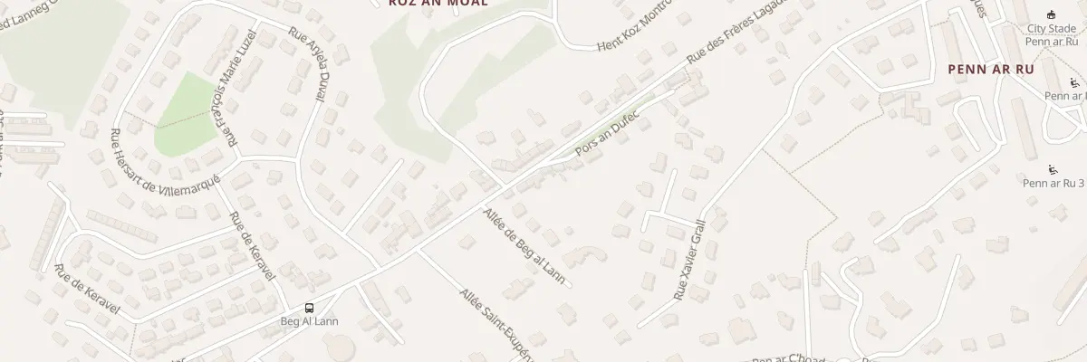 Plan du 43 Rue des Frères Lagadec à Lannion