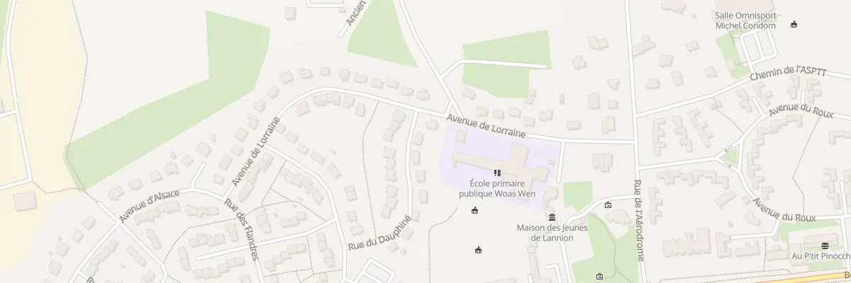 Plan du 16 Rue du Dauphiné à Lannion