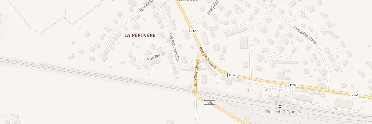 Plan du 163 Rue Jean Moulin à Plouaret