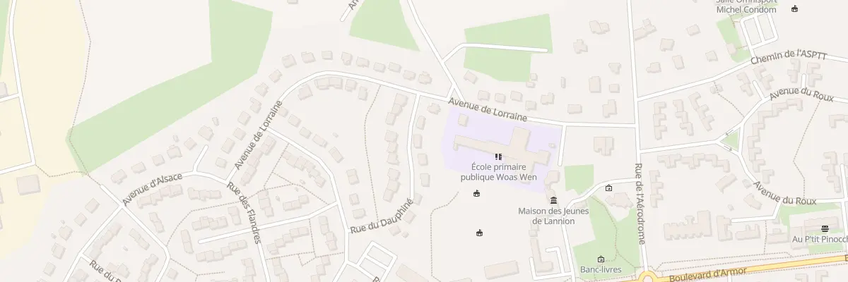Plan du 14 Rue du Dauphiné à Lannion