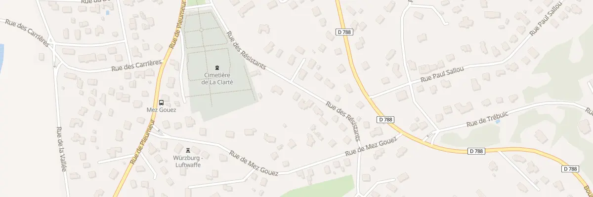 Plan du 9009 Rue des Résistants à Perros-Guirec