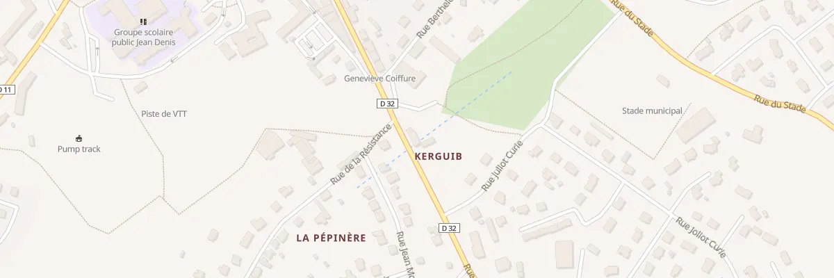 Plan du 5548 Rue de la Gare à Plouaret