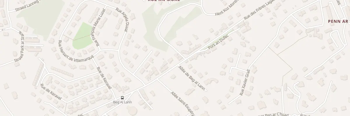 Plan du 58 Rue des Frères Lagadec à Lannion