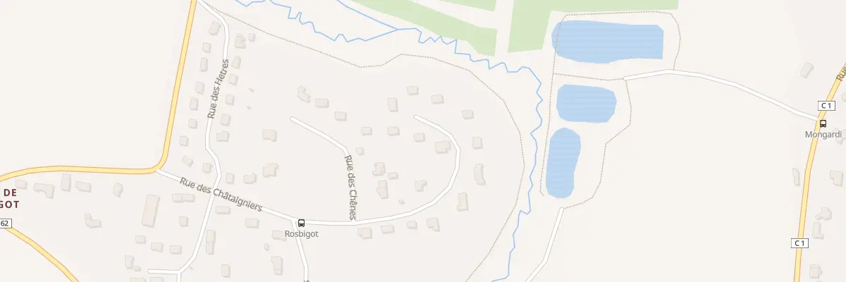 Plan du 10 Rue des Châtaigniers à Rédené