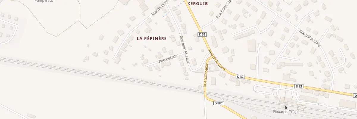 Plan du 150 Rue Jean Moulin à Plouaret