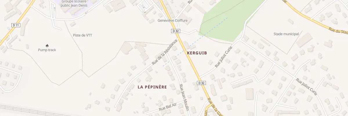 Plan du 21 Rue Jean Moulin à Plouaret