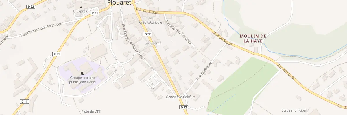 Plan du 153B Rue de la Gare à Plouaret