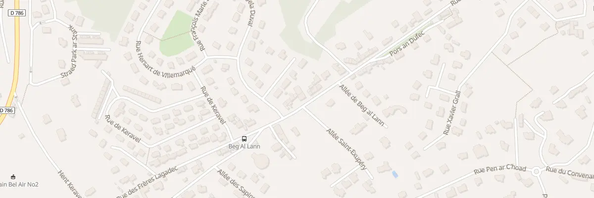 Plan du 68 Rue des Frères Lagadec à Lannion