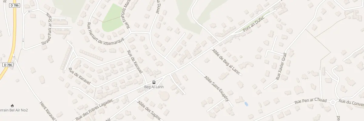 Plan du 72 Rue des Frères Lagadec à Lannion