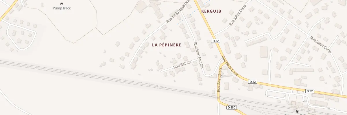 Plan du 62 Rue Bel Air à Plouaret