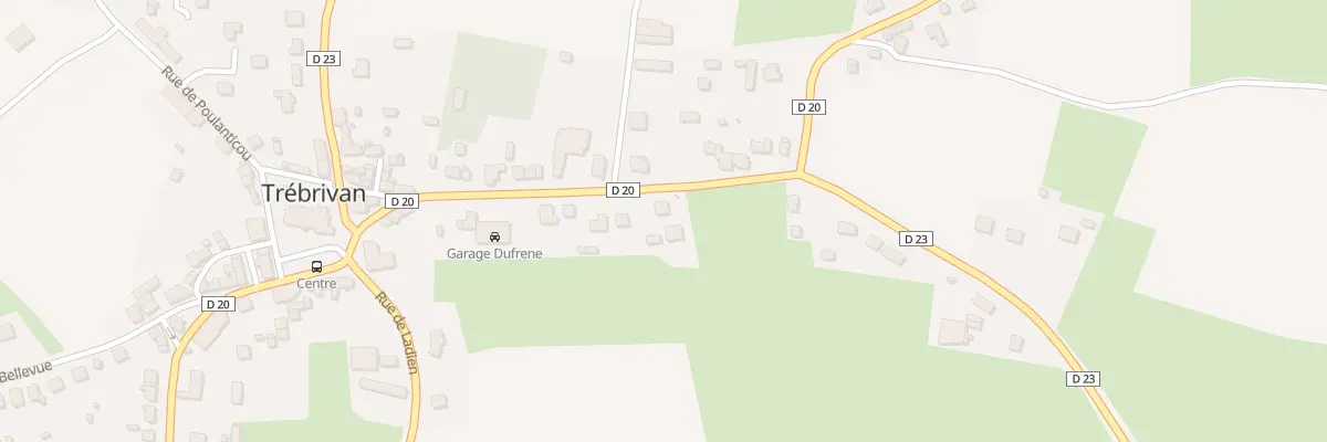 Plan du 17 Rue des Déportés à Trébrivan