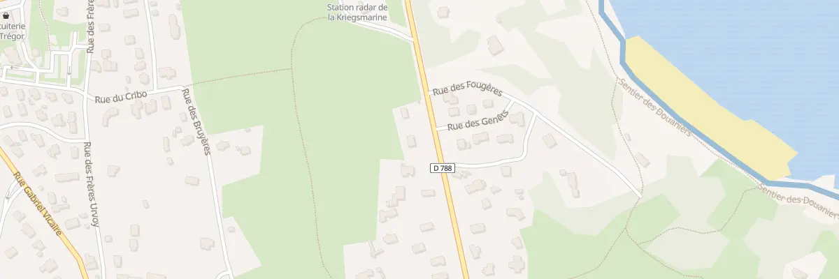 Plan du 41 Bd du Sémaphore à Perros-Guirec