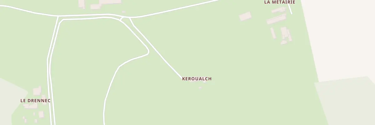 Plan du 5126 Keroualh à Meslan