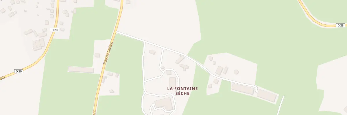 Plan du 3 La Fontaine Sèche à Trébrivan