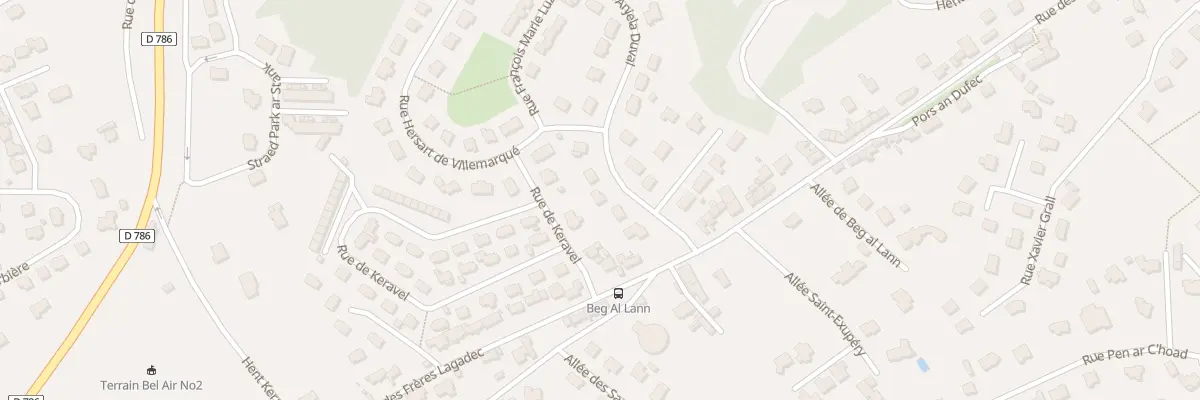 Plan du 5 Rue Angela Duval à Lannion