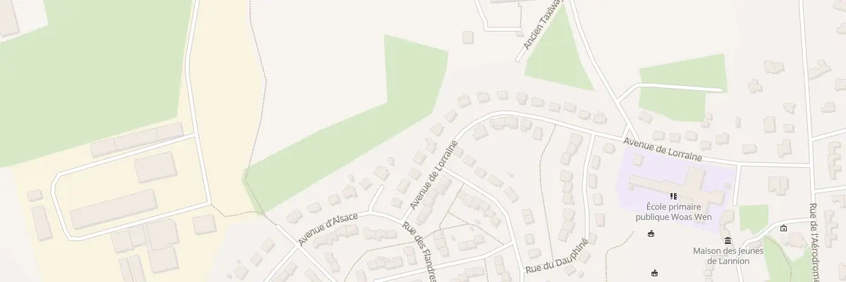 Plan du 44 Av de Lorraine à Lannion