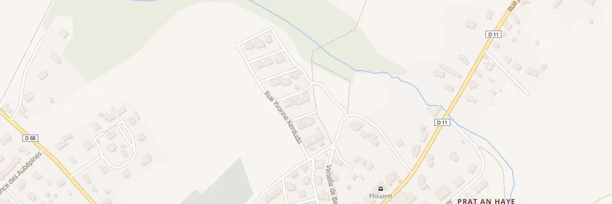 Plan du 12 Rue Joseph Nicéphore Niépce à Plouaret