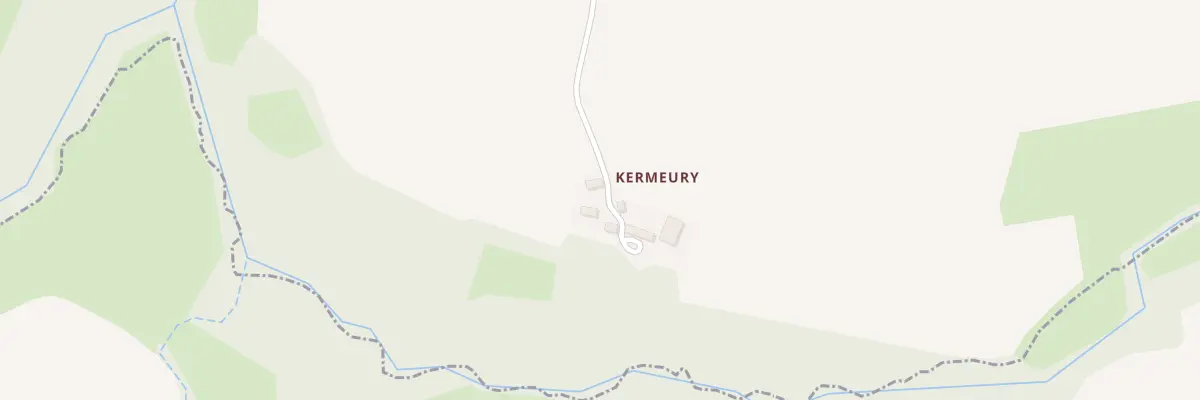 Plan du 5338 Kermeury à La Chapelle-Neuve