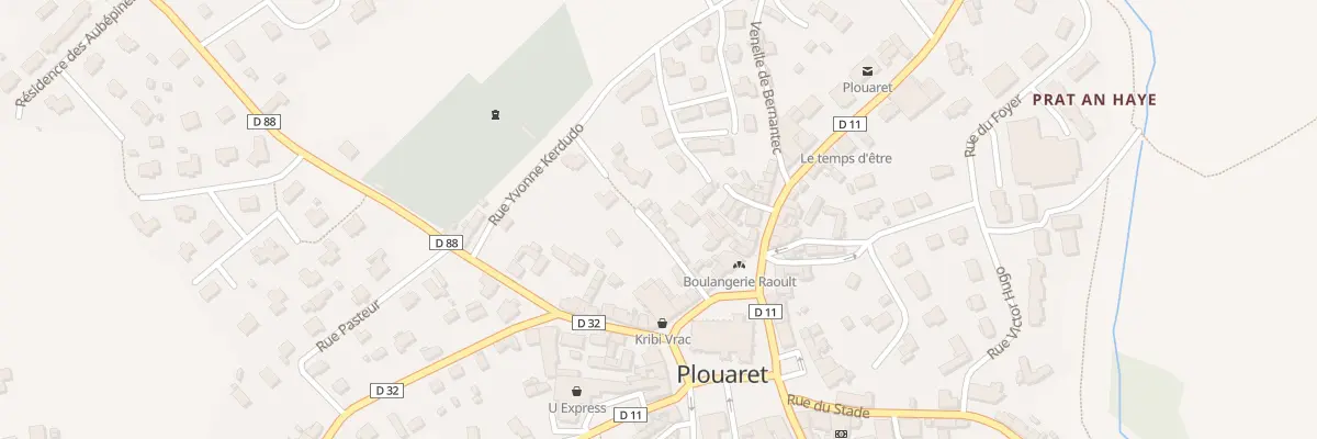 Plan du 62 Ven des Crêpes à Plouaret