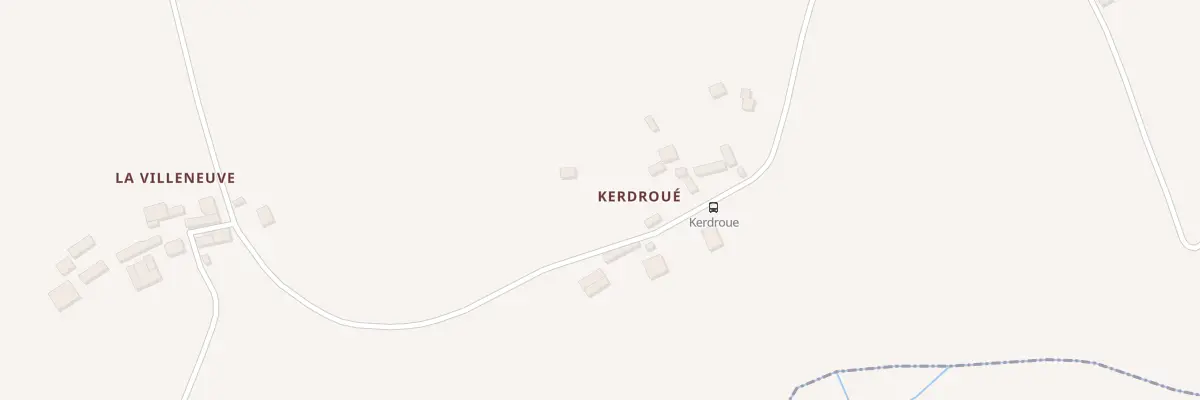 Plan du 12 Kerdroué à Rédené