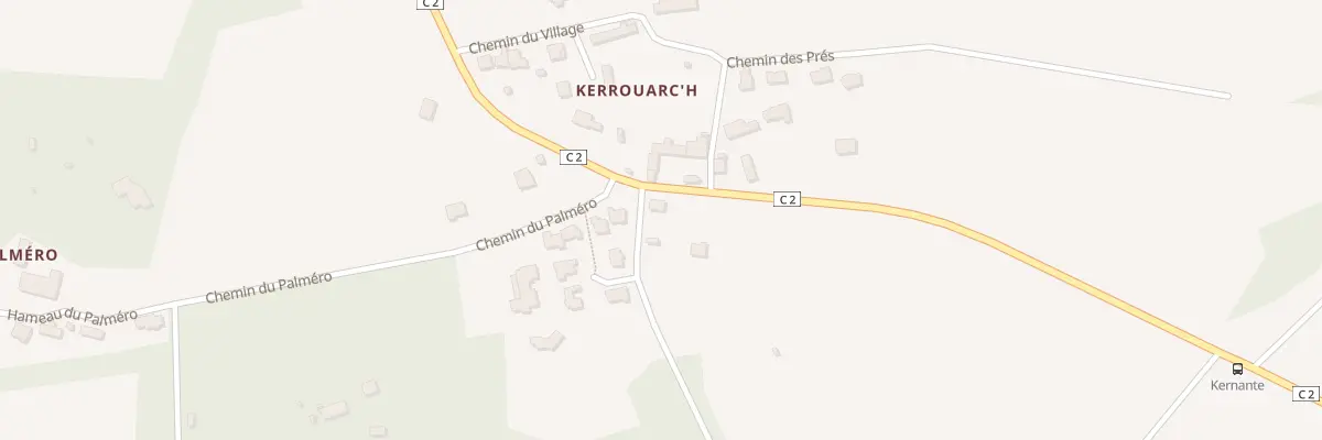 Plan du 1 Che du Bois Joli à Guidel
