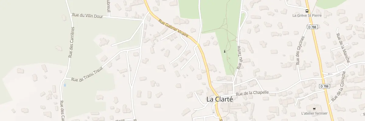 Plan du 21 Rue Gabriel Vicaire à Perros-Guirec