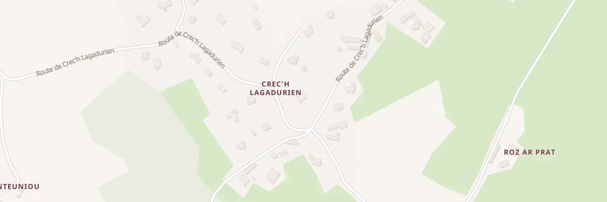 Plan du 20 Rte de Crec’h Lagadurien à Pleumeur-Bodou