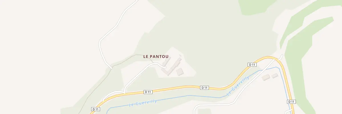 Plan du 3 Le Pantou à Calanhel