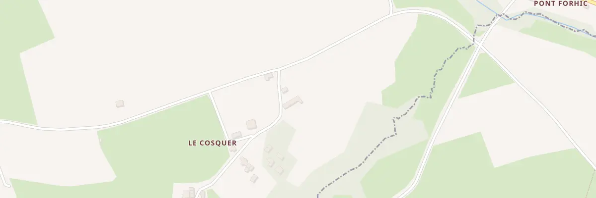 Plan du 3 Le Cosquer à Calanhel