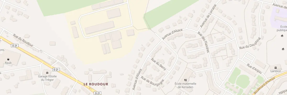 Plan du 53 Av d’Alsace à Lannion