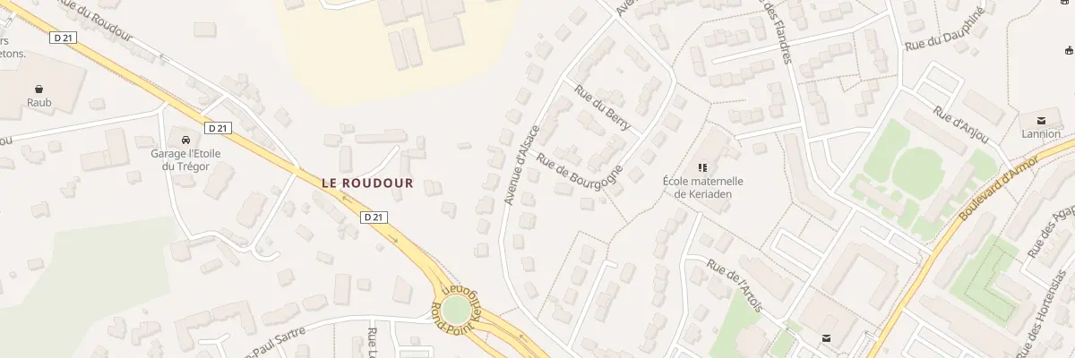 Plan du 42 Av d’Alsace à Lannion