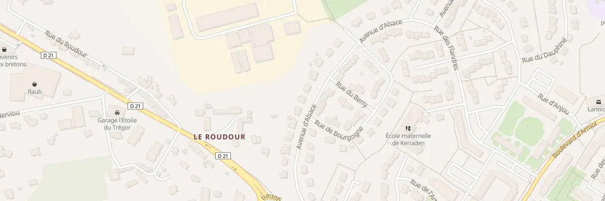 Plan du 47 Av d’Alsace à Lannion