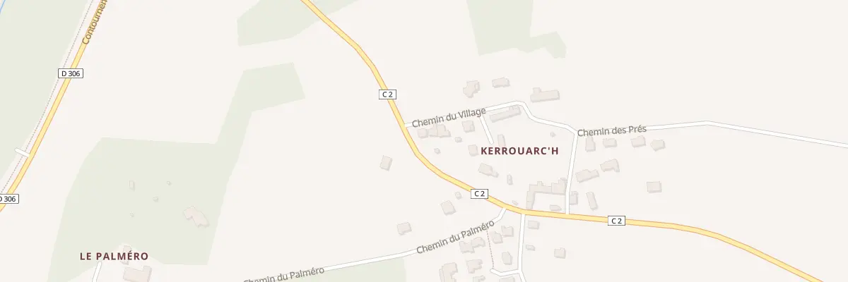 Plan du 2A Chemin du Village à Guidel