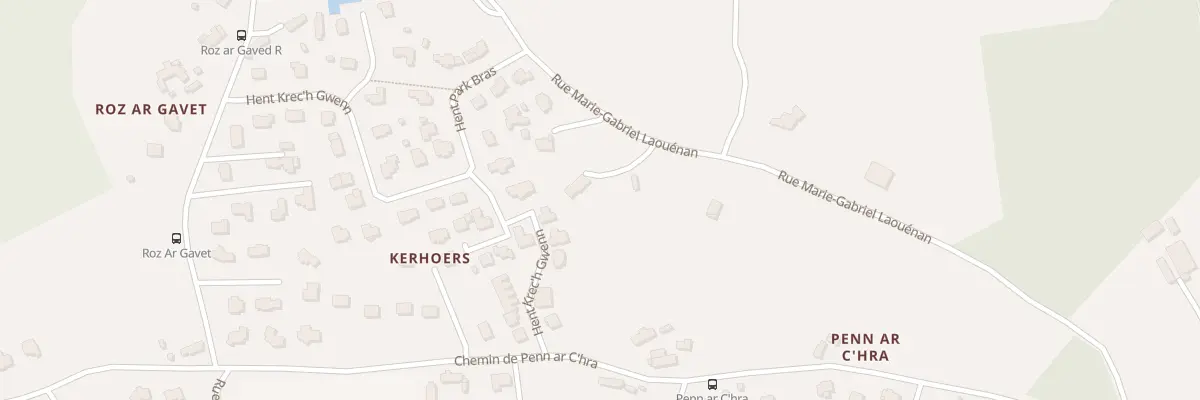 Plan du 9630 Rue Marie-Gabriel Laouenan à Lannion