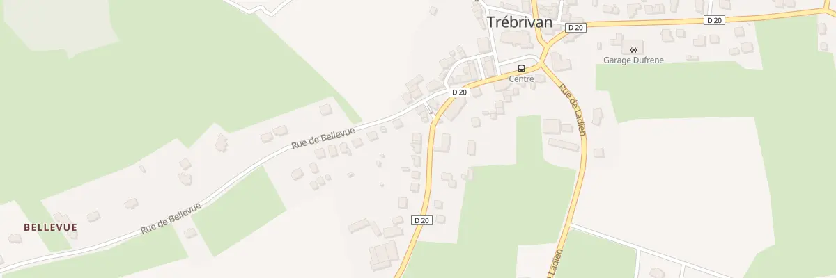 Plan du 2 Rue de Carhaix à Trébrivan