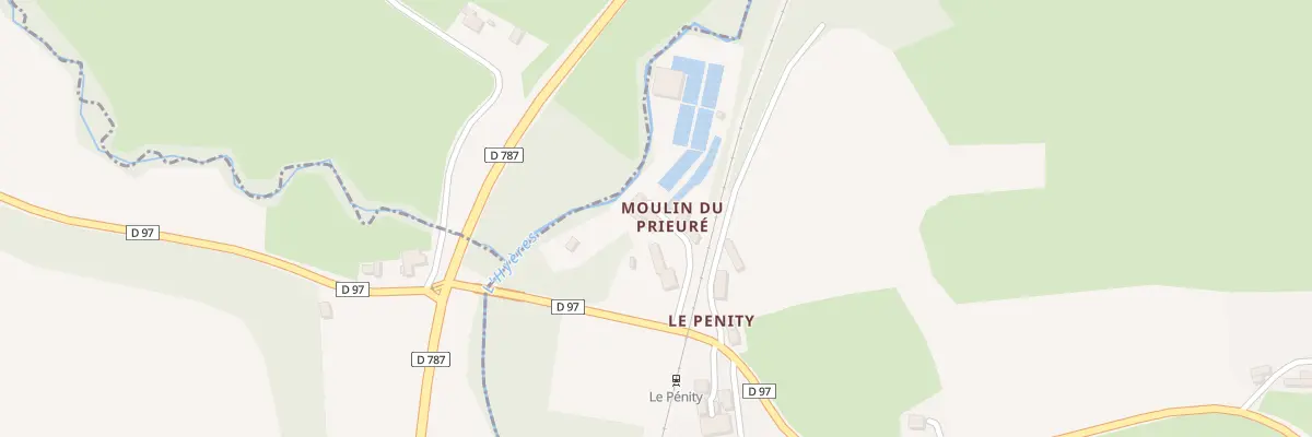 Plan du 7 Moulin du Prieure à Duault