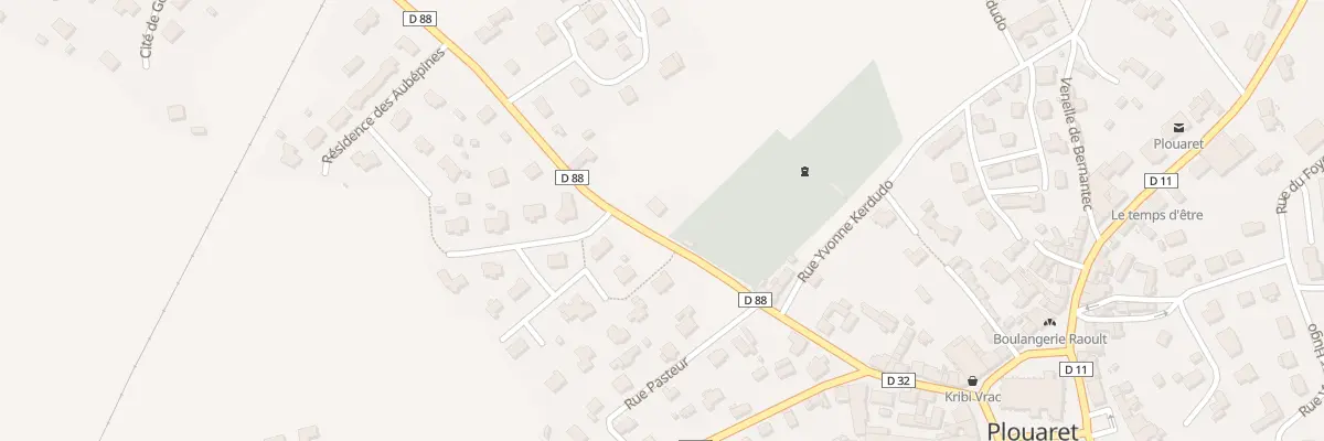 Plan du 5917 Le Bourg à Plouaret