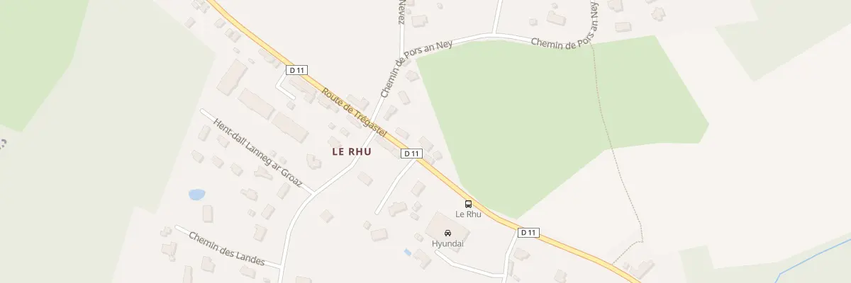 Plan du 198 Rte de Trégastel à Lannion