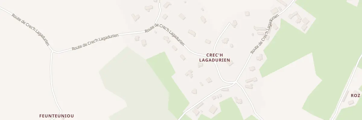Plan du 11 Rte de Crec’h Lagadurien à Pleumeur-Bodou